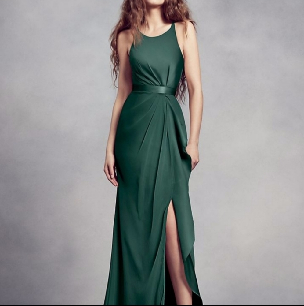 Emerald green bridesmaid dress